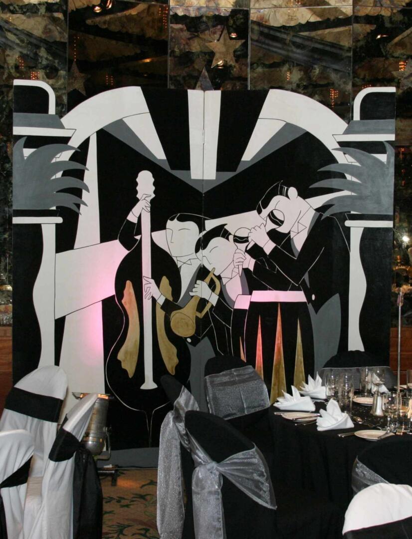 , Cotton Club Gangster Cabaret Theme and Prop Hire